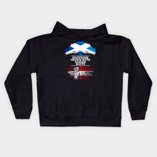 Scottish Grown With Danish Roots - Gift for Danish With Roots From Denmark Kids Hoodie